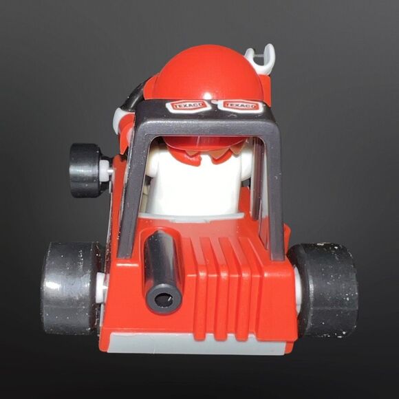 Vintage Playmobil System 3575 Old Kart Driver Red Car Karting Race Circuit B7 - Picture 4 of 5